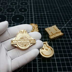 Molde de estampado en caliente de cobre para grabado en relieve de cuero genuino, con texto y logotipo personalizados, para uso doméstico, tamaño y estilo personalizables, 7 años de duración - Product Image 2