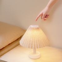 Lampe de chevet LED rechargeable personnalisable pour bureau, lampe de table réglable pour chambre à coucher, mini lampe de table rechargeable