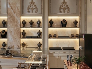 Custom Jewelry Store Display Furniture Wooden Wall Showcase Counter Cabinet Boutique Retail Turnkey Shopfitting - Product Image 3