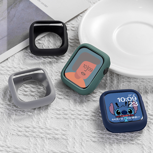 Housse de protection en TPU souple et flexible pour <span class=keywords><strong>Apple</strong></span> <span class=keywords><strong>Watch</strong></span> Ultra 2 9 8 7 6 5 45mm 42mm 46mm 49mm Boîtier de montre mat couleur bonbon - Product Image 1