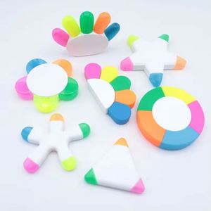 Promotion Stationery Gift Custom Printed <b>Multicolor</b> Highlighter <b>Pen</b> Logo - Product Image 2