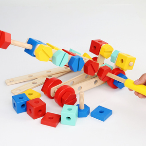 Classic Best-Selling Educational Nut Tool Direct Sale from Manufacturer Wood Jouets Pour Enfants Toys for Boys and Girls - Product Image 5