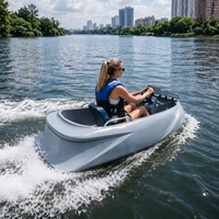 Kart bateau électrique de course haute puissance 18KW pour sports nautiques, deux places, longue portée, idéal pour l'aventure en mer - Vente Flash