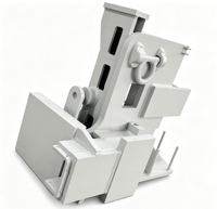Support arrière droit robuste de grande taille, usinage CNC, pièce en acier structurel sur mesure, OEM