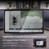 Protection d'écran tactile pour voiture BYD Atto 3 Yuan Plus Seal Dolphin 2022-2026 12,8/15,6 pouces, protection de la console centrale de navigation