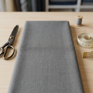 Tela de sarga 75% poliéster, 23% rayón, 2% elastano, 59 pulgadas de ancho, 360 g/m², textil P/D duradero y resistente para prendas de vestir - Product Image 2