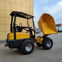 Nouveau Tracteur Mini-Dumper Diesel Euro 3 à Conduite à Gauche 1 Tonne 4x4, Meilleures Ventes, Prix Public
