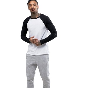 New Arrival Pure Cotton T-<b>Shirt</b> Men Long Sleeve T-<b>Shirt</b> <b>Plain</b> Black And <b>White</b> Stripe T <b>shirts</b> - Product Image 1