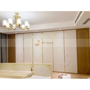 ANN929 Modern Stainless Steel 304 <b>Decorative</b> <b>Screen</b> Partition Room Divider Coating Multifunctional Durable Engineering Interior - Product Image 6