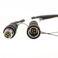 Penyiaran 100 meter kamera so-ny connectors HDTV 4K penyiaran SMPTE kabel kamera konektor optik serat