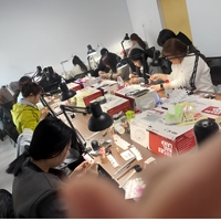 Uñas Postizas de Alta Calidad, Estructura Acrílica Gruesa, Resistentes, Reutilizables, Juego de Uñas de Cobertura Completa