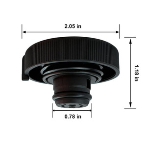 <b>Radiator</b> <b>Cap</b> For Toyota 16475-51010 Replacement Water Bottle Lid With Caution Label - Product Image 4