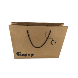 Sacs de shopping en papier fantaisie, pour vêtements personnalisés, sacs de couleur marron foncé, utilisée pour le emballage de costume pour hommes, nouvelle collection - Product Image 6