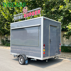 WECARE personnalisé mobile de petite taille burger restauration rapide snack bar restaurant <span class=keywords><strong>voiture</strong></span> entièrement équipée boulangerie burger camion de nourriture remorque à vendre - Product Image 1