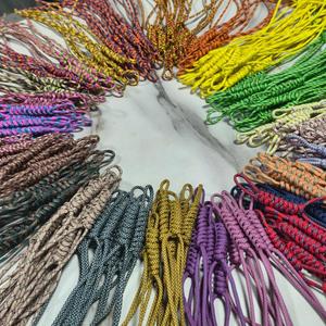 Cordon tressé en nylon personnalisable en gros, tendance, coloré, avec nœuds, pour sacs et clés – Accessoires de mode - Product Image 2
