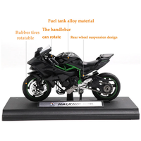 1/18 H2R alliage Sport moto modèle moulé sous pression en métal véhicule moto Collection Simulation modèle jouets pour adultes enfants cadeau
