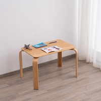 Nouveau design écologique bambou naturel enfant en bas âge bébé enfants bureau d'étude table et chaises, table et chaises ensembles pour enfants