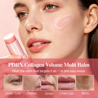 Baume hydratant multifonctionnel rose en stick pour le visage, les lèvres et les yeux, soin anti-rides et éclat pour peaux ternes et ridées, marque distributeur