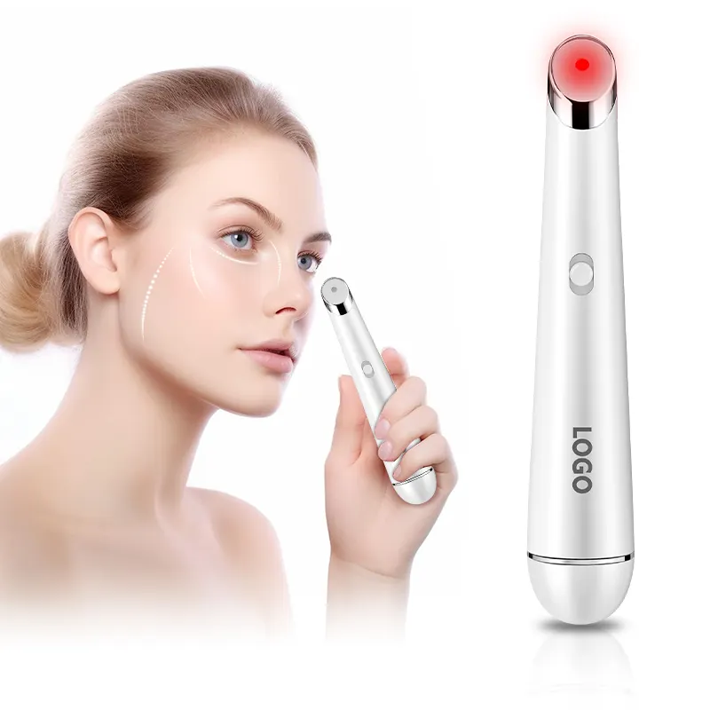 ElectricAnti Age Wrinkle Remover 2023 Machine de massage à chaud Portable Mini EMS Ion Heat Skin Produits de levage du visage Masseur pour les yeux