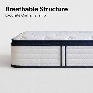 Matelas hybride OEM ODM enroulé en boîte, fermeté moyenne, pour appartements modernes, hôtels et écoles - Product Image 4