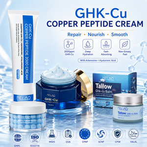 Crema facial OEM 5,000ppm ghk-cu Snap-8, loción con colágeno, hidratante, antienvejecimiento, crema con péptidos de cobre ghk-cu, crema iluminadora. - Product Image 5