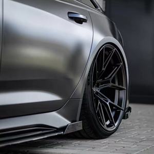 Кованые диски с глубоким вогнутым профилем, матовое серебро, 17 18 19 20 21 22 23 дюймов, 5x114.3/5x120/5x112/5x108, для <span class=keywords><strong>Audi</strong></span> <span class=keywords><strong>A4</strong></span> S4 RS5 RS7 B9 B8 - Product Image 2