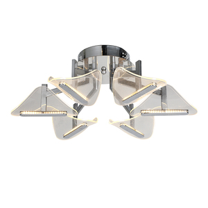 Barato retro de aluminio acryilc estrella sala comedor cafés montado en la superficie de luz lámpara led lámpara de techo - Product Image 1