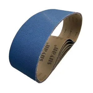 Zirconium corundum p240 abrasive belt hard cloth based sanding belt large customization for metal wood grinding belt machine