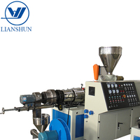 Extrudeuse PVC à double vis à prix compétitif avec moteur et boîte de vitesses pour l'extrusion de tuyaux en plastique
