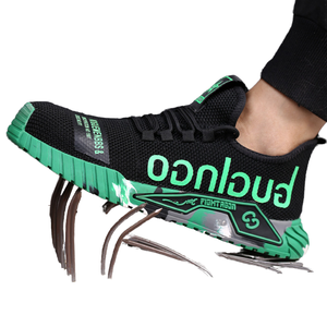 Chaussures de sport légères SAFETYLEADERS pour l'été/le printemps avec embout en acier et semelle intermédiaire amortissante Zapatio De Trabajo Chaussures de travail - Product Image 1