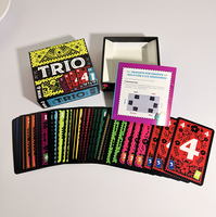 Nouveauté, jeu de cartes familial personnalisé OEM, jeu de mémoire, fabrication de jeux de correspondance pour les fêtes