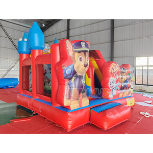 Castillo Inflable <span class=keywords><strong>de</strong></span> PVC para Niños, Castillo Hinchable con Tobogán, Ideal para Fiestas y Eventos Comerciales al Aire Libre - Product Image 3