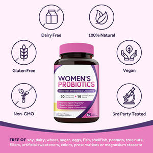 Probióticos para la salud digestiva (suministro de 2 meses) con prebióticos para mujeres y hombres, apoya la <span class=keywords><strong>diarrea</strong></span> ocasional - Product Image 5
