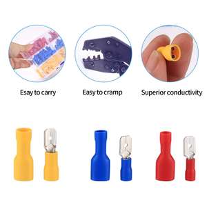 Conector de Terminal de Resorte para Ingeniería Química FDFD 1.25 2 5.5, Terminal de Cable de Cobre Aislado Estilo Europeo - Product Image 5