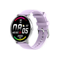 Reloj Inteligente SK02pro Calidad HD de 1.28 Pulgadas para Hombre y Mujer Pulsera de Actividad Física Llamada BT Oxígeno en Sangre Grabadora de Voz Compatible con Android