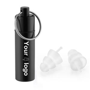 سدادات أذن من السيليكون قابلة لإعادة الاستخدام وخافضة للضوضاء بشعار مخصص للحفلات الموسيقية - Product Image 1