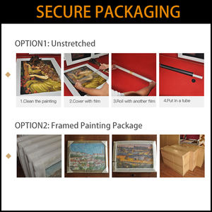 Portrait de femme Renaissance Vintage européenne Peinture à l'huile faite à la main sur toile Style classique inspiré par Da Vinci - Product Image 5