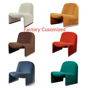 Sillón de Diseño Clásico Castelli de DONSUN, Silla de Salón Alky con Forma Especial para Vestíbulo de Hotel, Sillón de Oficina de Diseño Nórdico Tapizado en Tela - Product Image 3