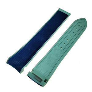 Correa de Silicona Deportiva <span class=keywords><strong>para</strong></span> <span class=keywords><strong>Omega</strong></span> X <span class=keywords><strong>Swatch</strong></span> Joint MoonSwatch, Correa de Reloj de TPU con Extremo Curvo y Hebilla Plegable <span class=keywords><strong>para</strong></span> Seamaster 300, 20 mm - Product Image 6