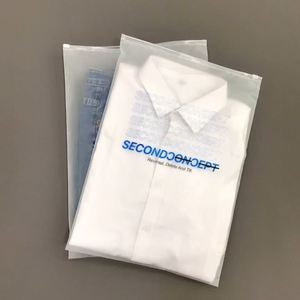 Custom Logo Matte Moisture Proof Stand up PE Clothing Packaging <b>Bags</b> with Frosted Zipper for Swimwear and Clothes - Product Image 4