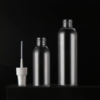 Flacon pulvérisateur en plastique transparent de 30ml 50ml 100ml 120ml 150ml 200ml 250ml 300ml 500ml pour emballage cosmétique