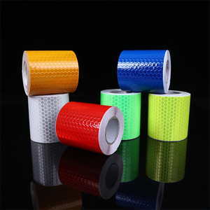 Bande réfléchissante réutilisable en PVC <span class=keywords><strong>pour</strong></span> corps de vélo avec 1 an de garantie-autocollant de visibilité de conception de treillis - Product Image 3