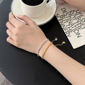 Pulseras de Cadena con Eslabones de Mariposa Dylam, Chapadas en Oro de 18K con Circonita Cúbica 5A, Regalos de Joyería para Mujer, Esposa, Novia, Adolescentes - Product Image 2
