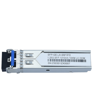 ตัวรับส่งสัญญาณ 1310nm SFP LX SM1310 สำหรับเครือข่าย 3G/5G รองรับ WDM LC/SC, การส่งสัญญาณระยะไกล 20 กม./100 ม. - Product Image 1