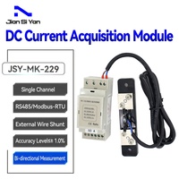 JSY-MK-229 50A DC Modbus monophasé 1P Rail Din compteur d'énergie intelligent RS-485 boîtier de compteur d'énergie solaire monophasé bidirectionnel
