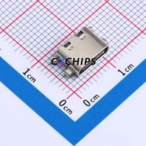 HX TYPE-C 16P CB0.8 USB Connector SMD Connector ( Connector Type: Type-C )( Protocol Standard: USB 3.1 )( Gender: Female ) - Product Image 1