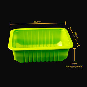 กล่อ<span class=keywords><strong>ง</strong></span>พลาสติกใส่อาหาร<span class=keywords><strong>แบ</strong></span>บใช้แล้วทิ้งสำหรับซูเปอร์มาร์เก็ตบรรจุภัณฑ์สำหรับผลไม้สดและเนื้อสัตว์ - Product Image 2