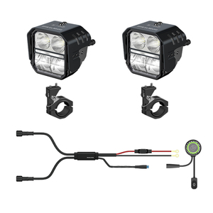 Mtigersports M4 ECE Kit d'éclairage auxiliaire à LED 4WD de haute qualité avec lentille combinée à feux de croisement Conception de la température de couleur Motos - Product Image 3