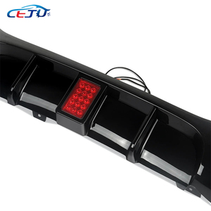Difusor de Labio para Parachoques Trasero de Coche en ABS Negro Brillante con Luz de Freno para <span class=keywords><strong>BMW</strong></span> Serie 3 E90 <span class=keywords><strong>E91</strong></span> LCI M Sport <span class=keywords><strong>320i</strong></span> 325i 330i 335i 2006-2011 - Product Image 6
