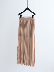 <span class=keywords><strong>Jupe</strong></span> <span class=keywords><strong>longue</strong></span> plissée décontractée en maille pour début d'automne, style paresseux, taille 26 - Product Image 3
